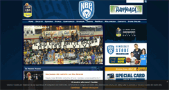 Desktop Screenshot of newbasketbrindisi.it